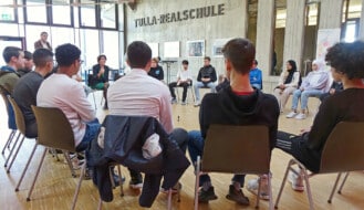 Staatssekretärin besucht Vielfaltcoaches an der Tulla-Realschule Kehl am 05. Oktober 2022